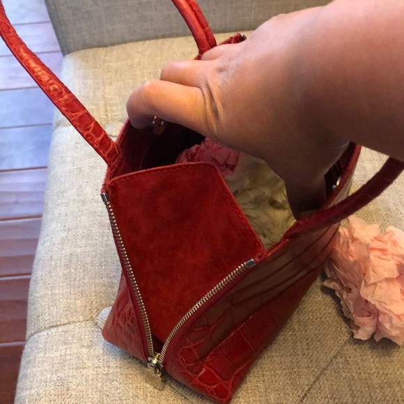 Mini Red Furla handbag - Picture 4 of 6